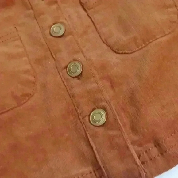 Tahari Girl's Overall Corduroy Jumper Dress - Picture 3 of 11